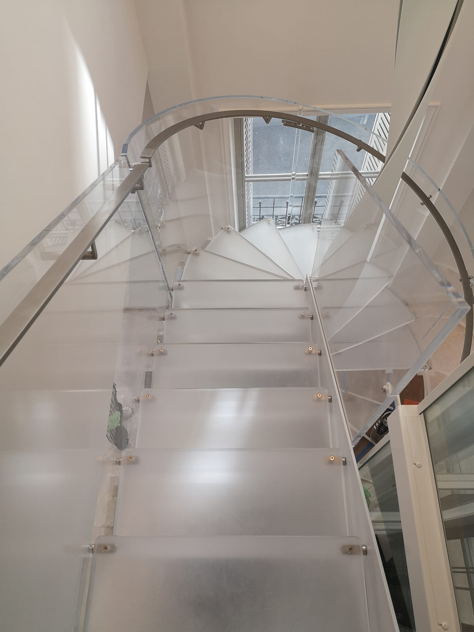 Escalier en verre Niort